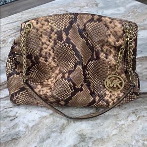 Micheal Kors leopard print purse